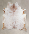 Salt and Pepper Brown Large Brazilian Cowhide Rug 7'0