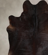 Chocolate X-Large Brazilian Cowhide Rug 7'5"H x 6'6"W #A45015 by Hudson Hides