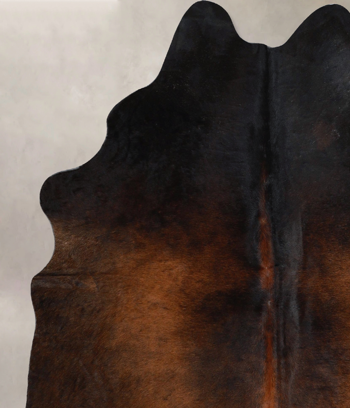 Chocolate Large Brazilian Cowhide Rug 6'5"H x 5'2"W #A45024 by Hudson Hides