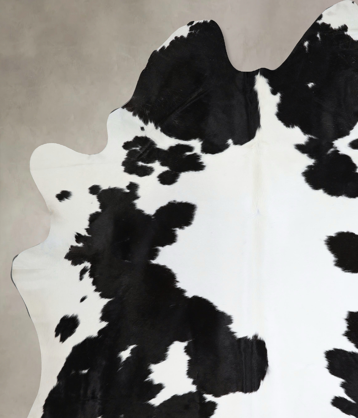 Black and White XX-Large Brazilian Cowhide Rug 8'8"H x 7'2"W #A45032 by Hudson Hides