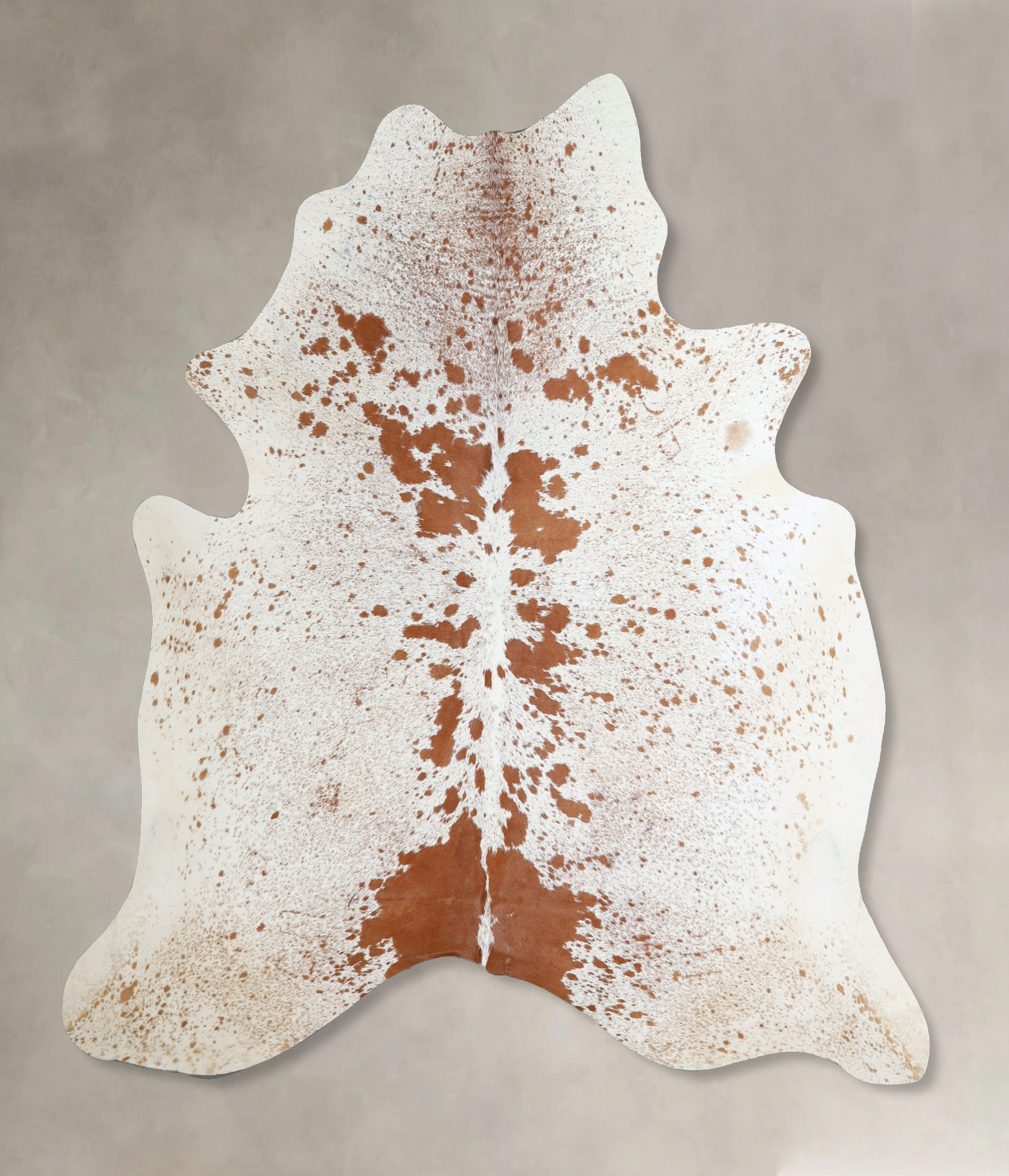 Salt and Pepper Brown Cowhide Rug #A45037