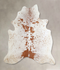 Salt and Pepper Brown Large Brazilian Cowhide Rug 6'6