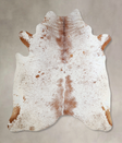 Salt and Pepper Brown Large Brazilian Cowhide Rug 6'8"H x 5'10"W #A45046 by Hudson Hides
