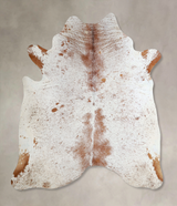 Salt and Pepper Brown Large Brazilian Cowhide Rug 6'8"H x 5'10"W #A45046 by Hudson Hides
