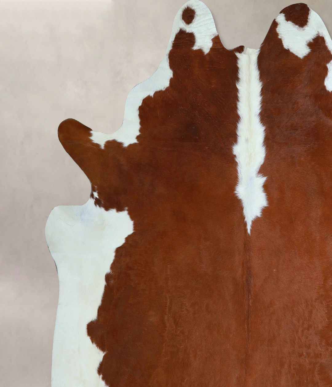 Hereford XX-Large Brazilian Cowhide Rug 7'3"H x 7'1"W #A45052 by Hudso