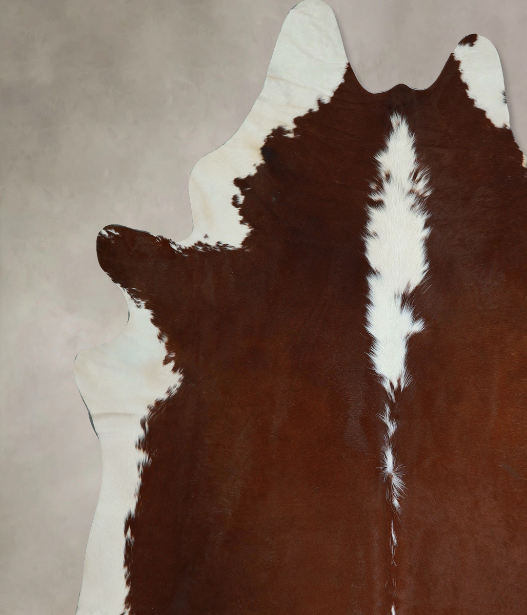 Hereford XX-Large Brazilian Cowhide Rug 7'10"H x 7'4"W #A45053 by Huds