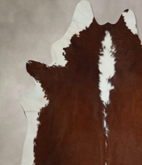 Hereford XX-Large Brazilian Cowhide Rug 7'10"H x 7'4"W #A45053 by Hudson Hides