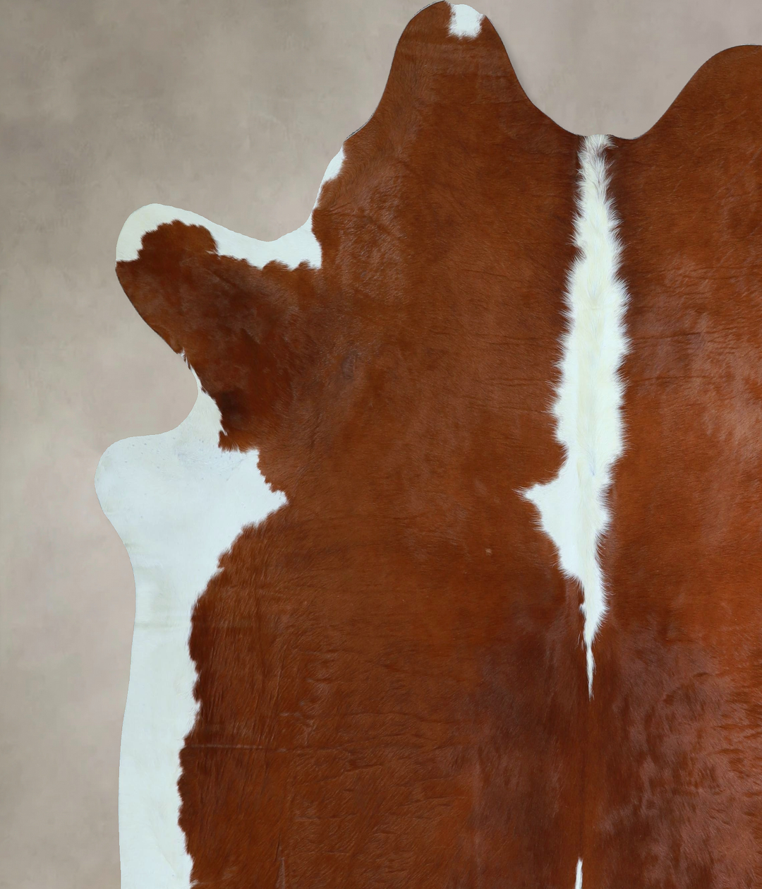 Hereford XX-Large Brazilian Cowhide Rug 7'4"H x 7'1"W #A45054 by Hudso