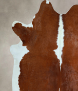 Hereford XX-Large Brazilian Cowhide Rug 7'4"H x 7'1"W #A45054 by Hudson Hides