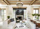 Salt and Pepper Black X-Large Brazilian Cowhide Rug 7'3"H x 6'2"W #A45061 by Hudson Hides