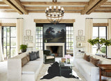 Black and White X-Large Brazilian Cowhide Rug 7'3"H x 6'3"W #A45075 by Hudson Hides