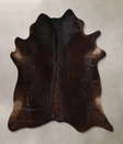 Chocolate X-Large Brazilian Cowhide Rug 6'6"H x 6'6"W #A45076 by Hudson Hides