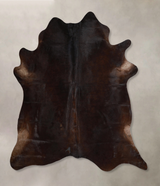Chocolate X-Large Brazilian Cowhide Rug 6'6"H x 6'6"W #A45076 by Hudson Hides