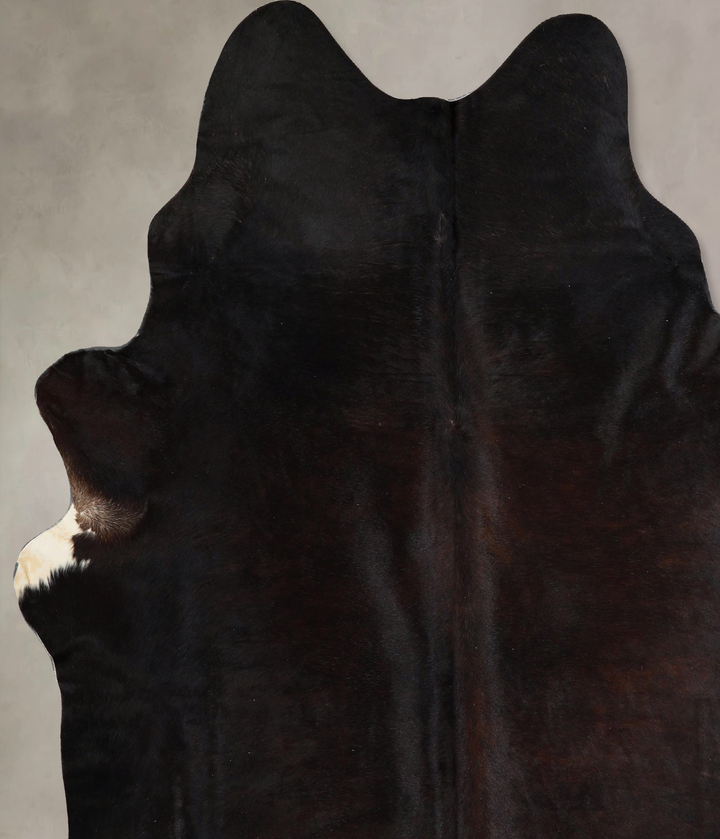 Chocolate X-Large Brazilian Cowhide Rug 7'0"H x 6'5"W #A45077 by Hudson Hides