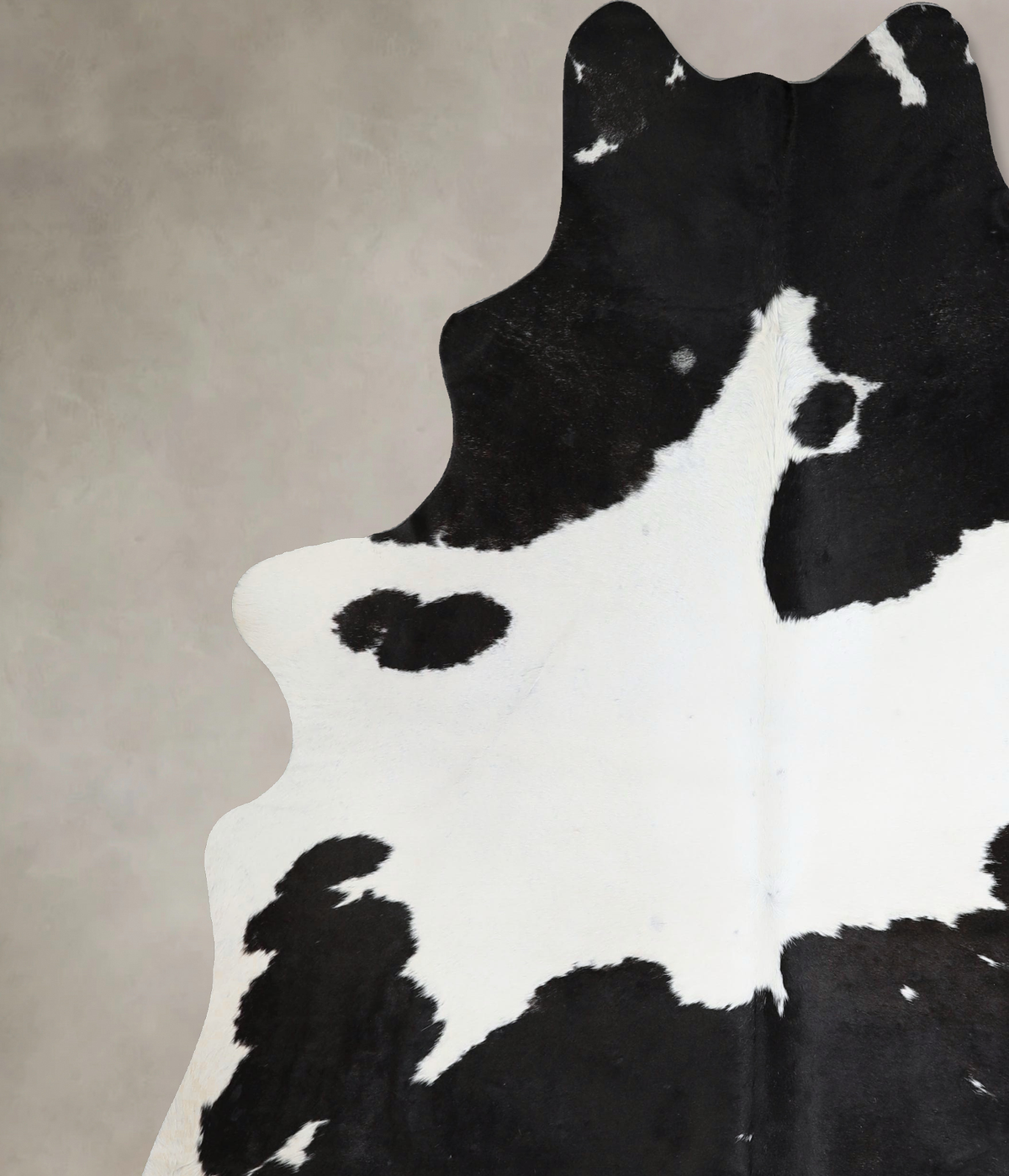 Black and White XX-Large Brazilian Cowhide Rug 7'9"H x 6'6"W #A45085 by Hudson Hides