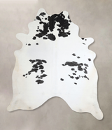 Black and White XX-Large Brazilian Cowhide Rug 8'3"H x 6'9"W #A45095 by Hudson Hides