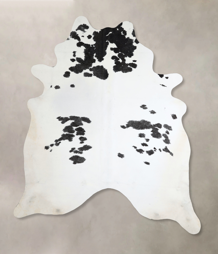 Black and White XX-Large Brazilian Cowhide Rug 8'3"H x 6'9"W #A45095 by Hudson Hides