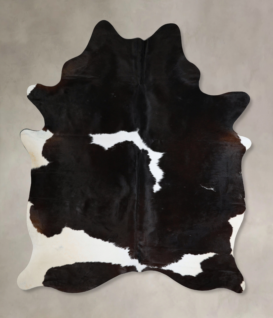 Black and White XX-Large Brazilian Cowhide Rug 8'1"H x 6'2"W #A45096 by Hudson Hides