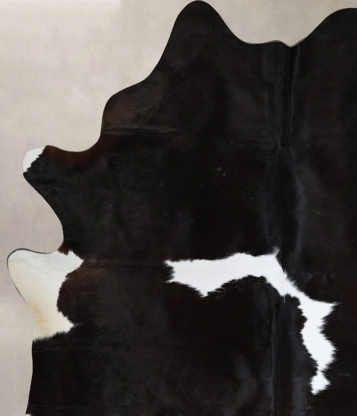 Black and White XX-Large Brazilian Cowhide Rug 8'1"H x 6'2"W #A45096 by Hudson Hides