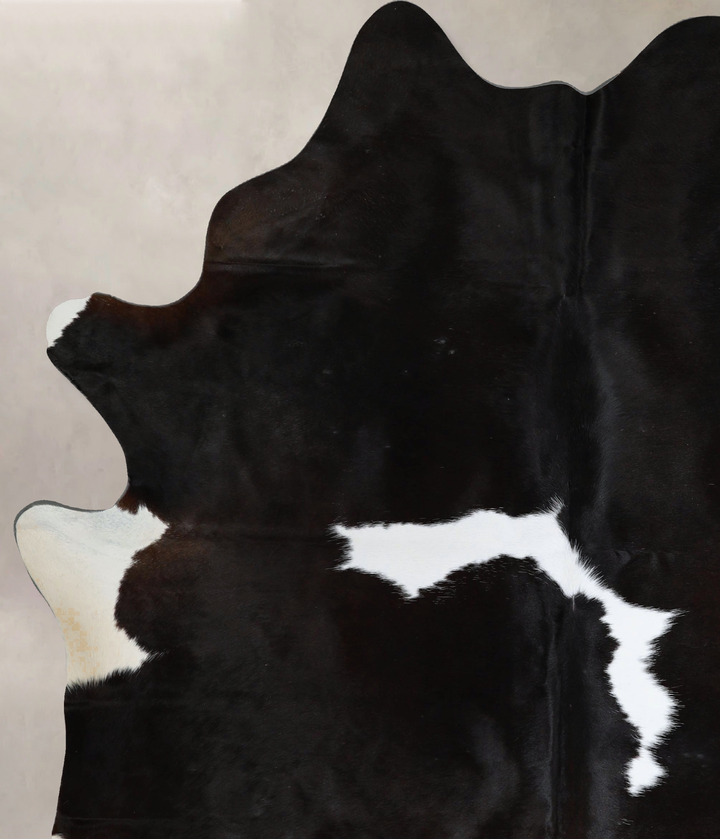 Black and White XX-Large Brazilian Cowhide Rug 8'1"H x 6'2"W #A45096 by Hudson Hides