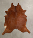 Solid Brown XX-Large Brazilian Cowhide Rug 8'0"H x 6'8"W #A45100 by Hudson Hides