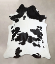Black and White XX-Large Brazilian Cowhide Rug 8'0"H x 7'3"W #A45102 by Hudson Hides