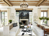 Black and White XX-Large Brazilian Cowhide Rug 8'0"H x 7'3"W #A45102 by Hudson Hides
