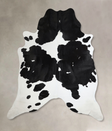 Black and White XX-Large Brazilian Cowhide Rug 8'7"H x 7'0"W #A45103 by Hudson Hides