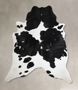 Black and White XX-Large Brazilian Cowhide Rug 8'7"H x 7'0"W #A45103 by Hudson Hides