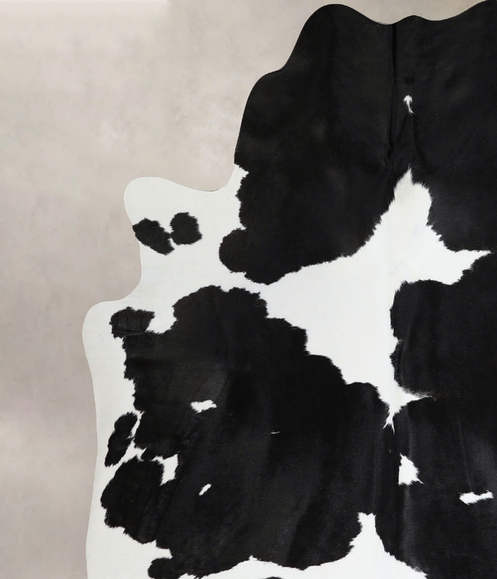 Black and White XX-Large Brazilian Cowhide Rug 8'7"H x 7'0"W #A45103 by Hudson Hides