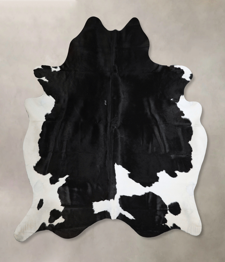 Black and White XX-Large Brazilian Cowhide Rug 8'8"H x 7'9"W #A45110 by Hudson Hides