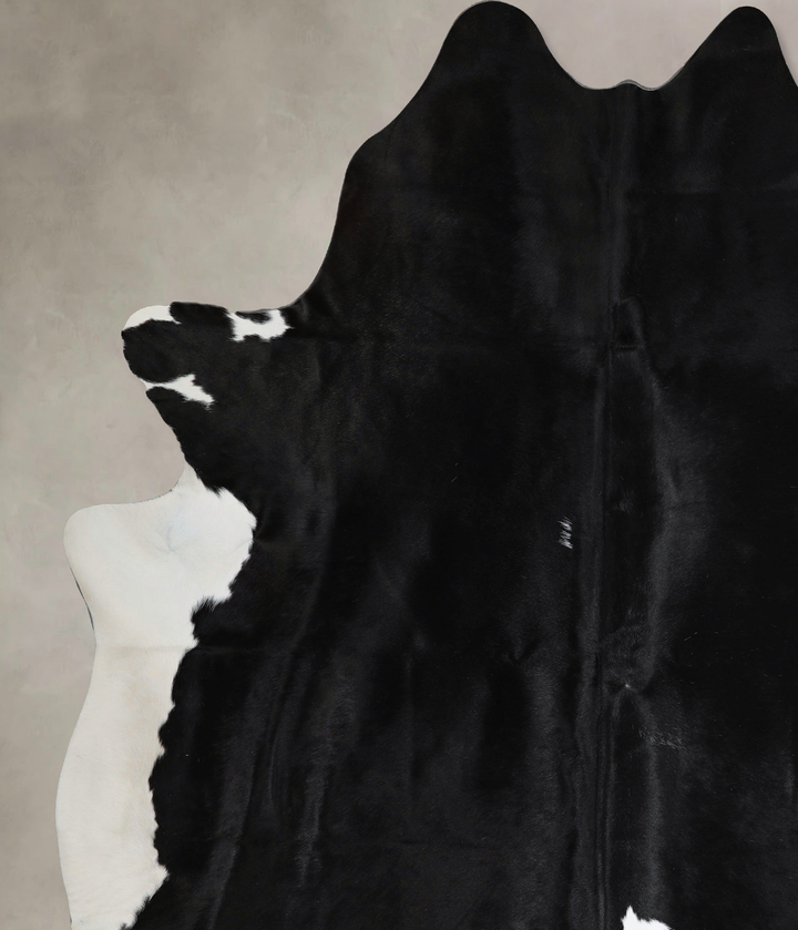 Black and White XX-Large Brazilian Cowhide Rug 8'8"H x 7'9"W #A45110 by Hudson Hides