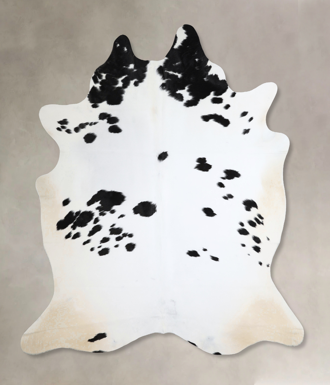 Black and White XX-Large Brazilian Cowhide Rug 7'9"H x 7'0"W #A45111 b
