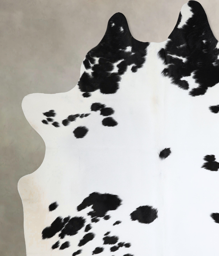 Black and White XX-Large Brazilian Cowhide Rug 7'9"H x 7'0"W #A45111 by Hudson Hides
