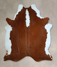 Hereford XX-Large Brazilian Cowhide Rug 7'10"H x 7'2"W #A45132 by Hudson Hides