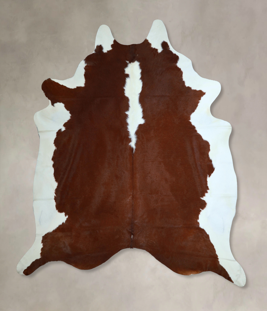 Hereford XX-Large Brazilian Cowhide Rug 8'3"H x 7'3"W #A45133 by Hudson Hides