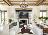 Hereford XX-Large Brazilian Cowhide Rug 8'3"H x 7'3"W #A45133 by Hudson Hides