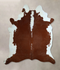 Hereford XX-Large Brazilian Cowhide Rug 7'10