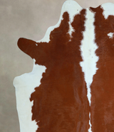 Hereford XX-Large Brazilian Cowhide Rug 7'8"H x 7'1"W #A45137 by Hudson Hides