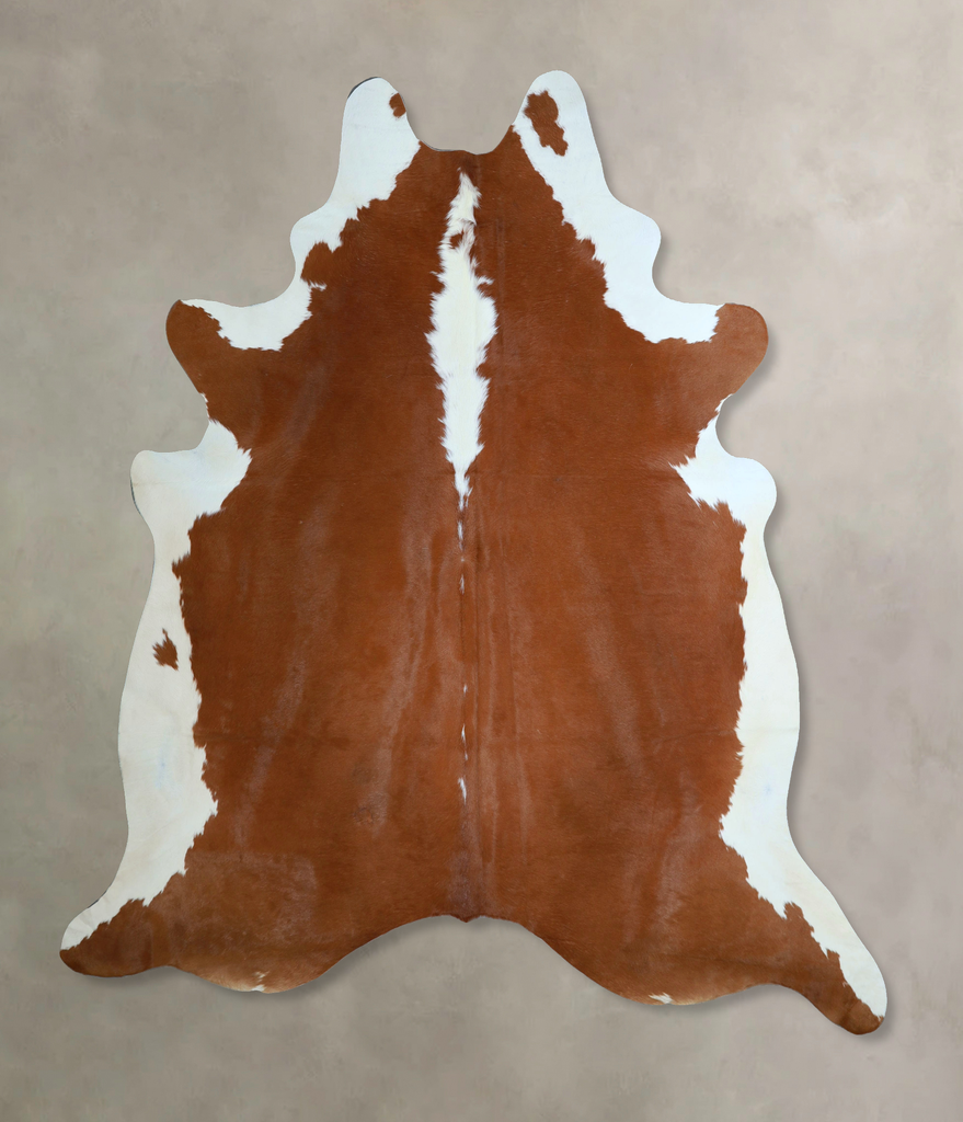 Hereford XX-Large Brazilian Cowhide Rug 7'8"H x 7'0"W #A45138 by Hudson Hides