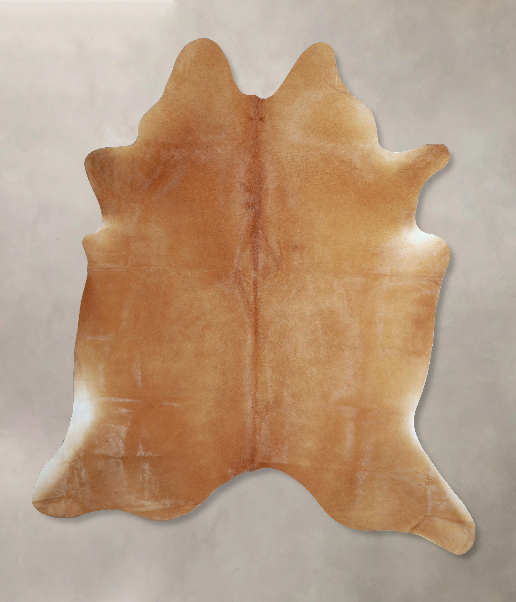 Solid Brown Cowhide Rug #A45150