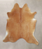 Solid Brown X-Large Brazilian Cowhide Rug 7'3