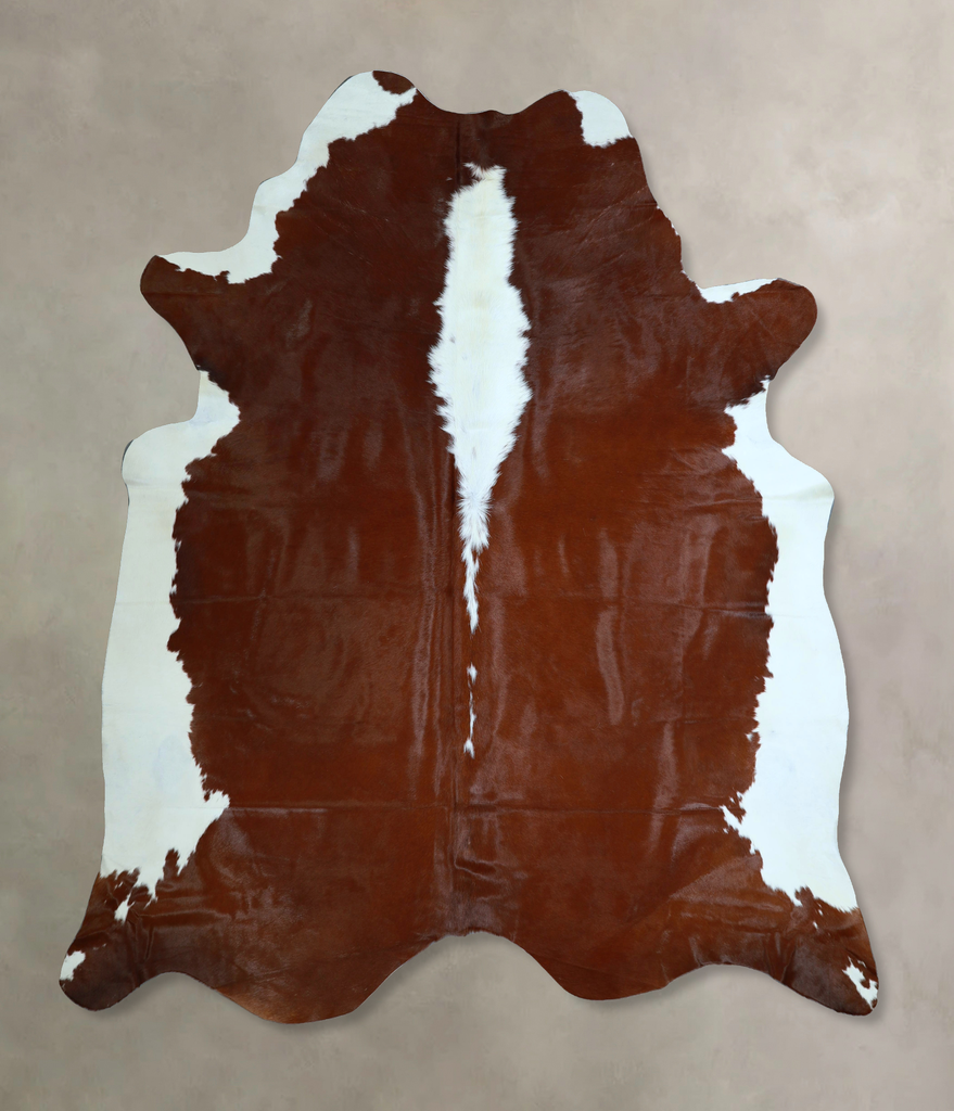 Hereford XX-Large Brazilian Cowhide Rug 7'11"H x 7'6"W #A45161 by Hudson Hides