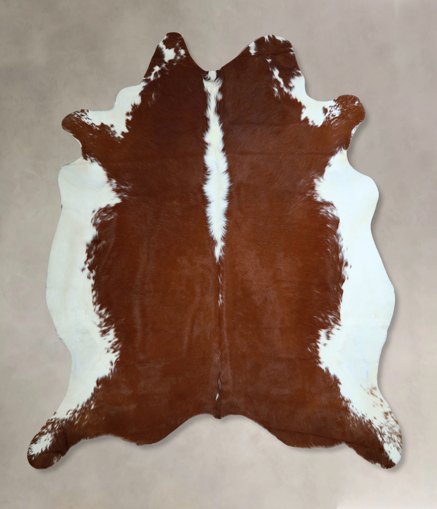 Hereford XX-Large Brazilian Cowhide Rug 7'11"H x 7'2"W #A45163 by Hudson Hides