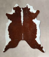 Hereford XX-Large Brazilian Cowhide Rug 7'5"H x 7'5"W #A45165 by Hudson Hides