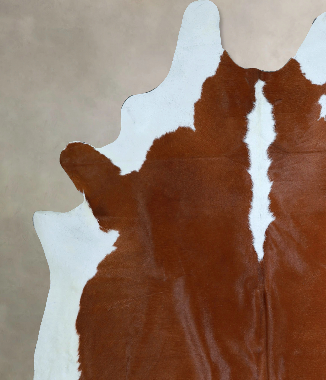 Hereford XX-Large Brazilian Cowhide Rug 8'0"H x 6'10"W #A45166 by Huds