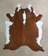 Hereford XX-Large Brazilian Cowhide Rug 8'1"H x 6'10"W #A45167 by Hudson Hides