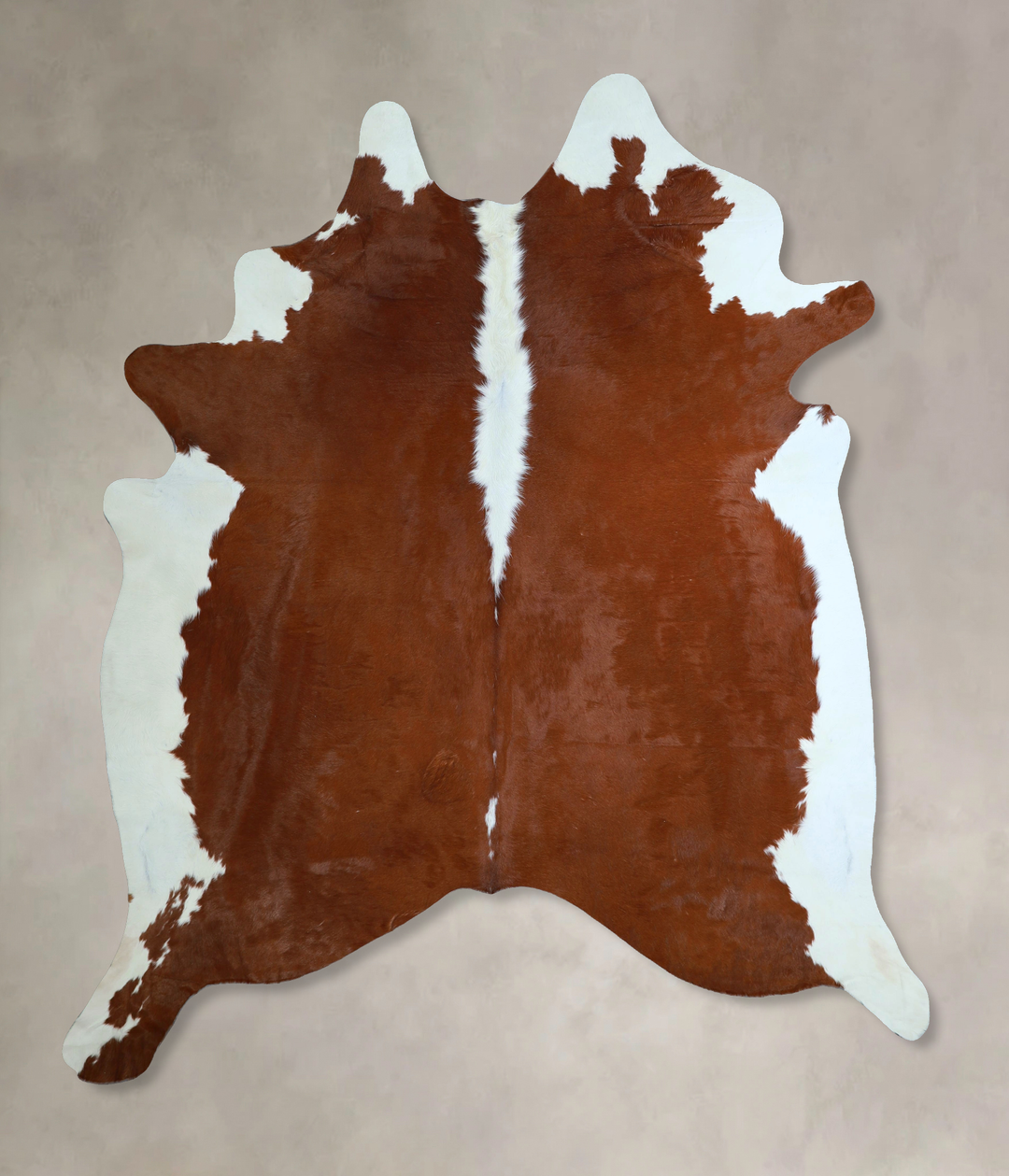 Hereford XX-Large Brazilian Cowhide Rug 7'10"H x 6'9"W #A45168 by Huds
