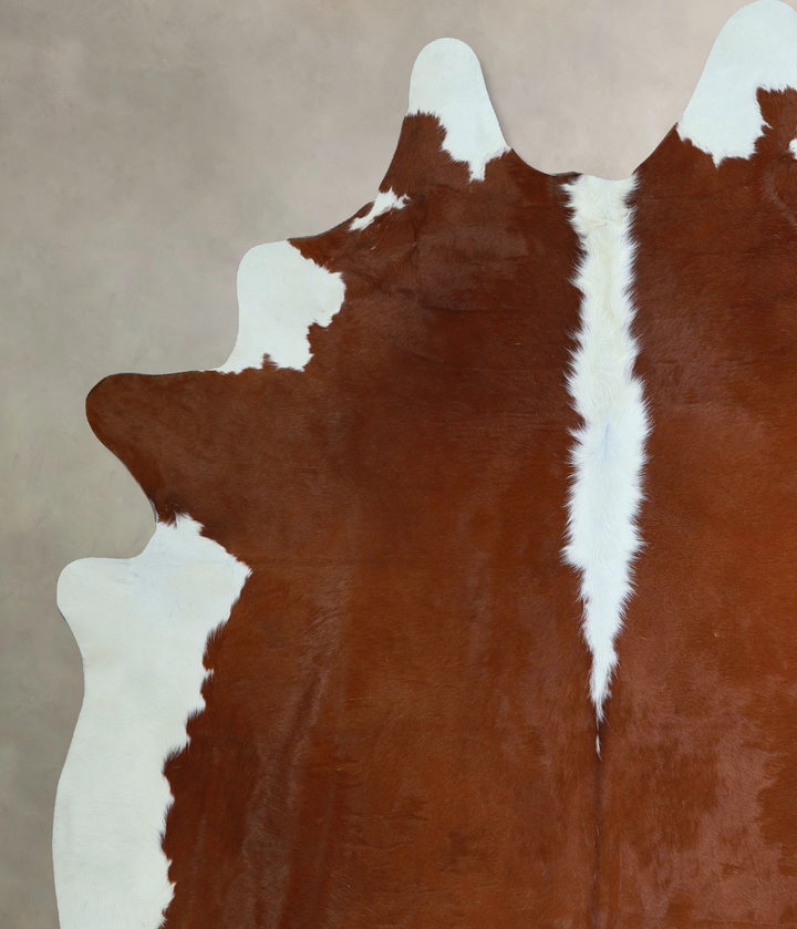 Hereford XX-Large Brazilian Cowhide Rug 7'10"H x 6'9"W #A45168 by Hudson Hides