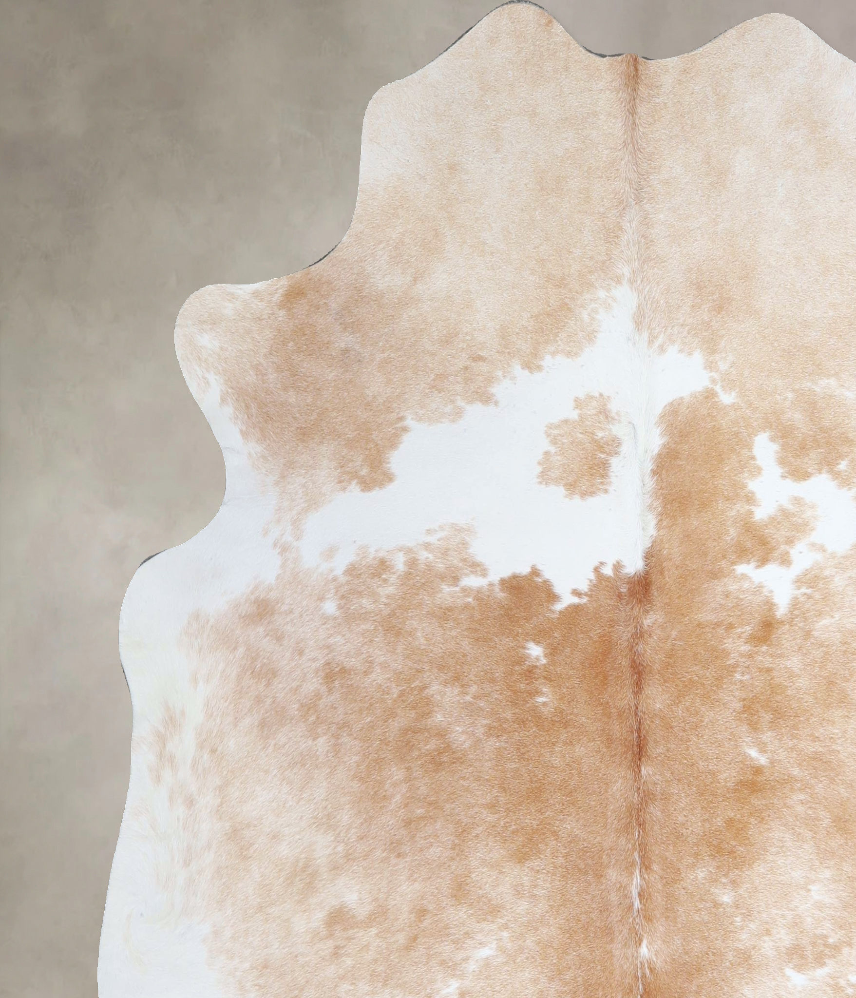 Beige and White Cowhide Rug #A45174